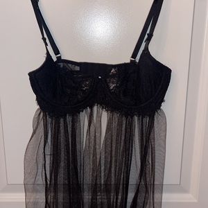 Tulle Lingerie Top